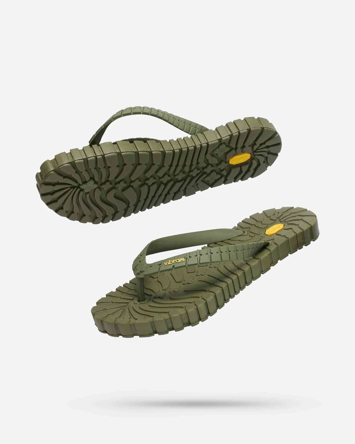 VIRBAM - Tropical Carrarmato Functional Flip Flop Slippers (Jungle Green)