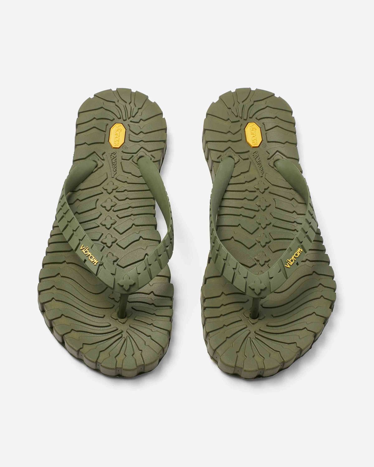 VIRBAM - Tropical Carrarmato Functional Flip Flop Slippers (Jungle Green)