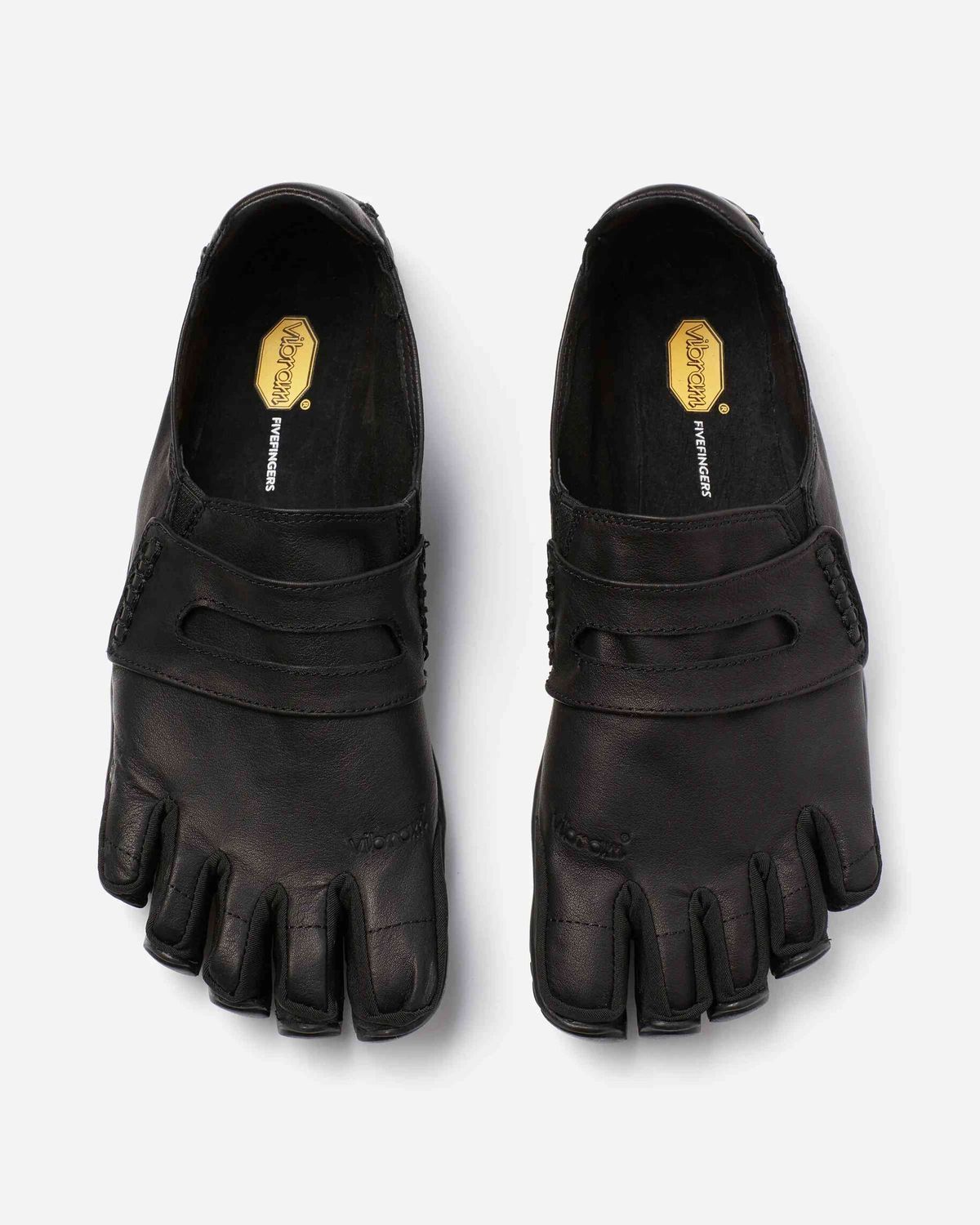 VIBRAM - Men's FiveFingers CVT-LEATHER Casual Leather Shoes (Black)