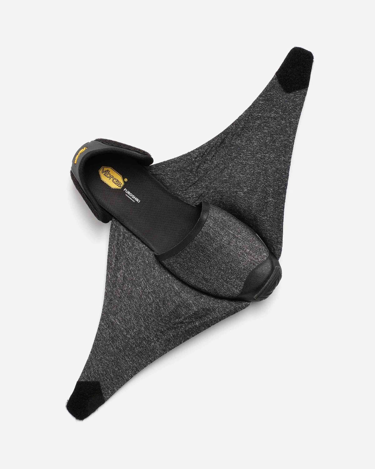 VIBRAM - FUROSHIKI Women's Wrap Shoes ECO FREE Casual Portable Barefoot Shoes (Black)