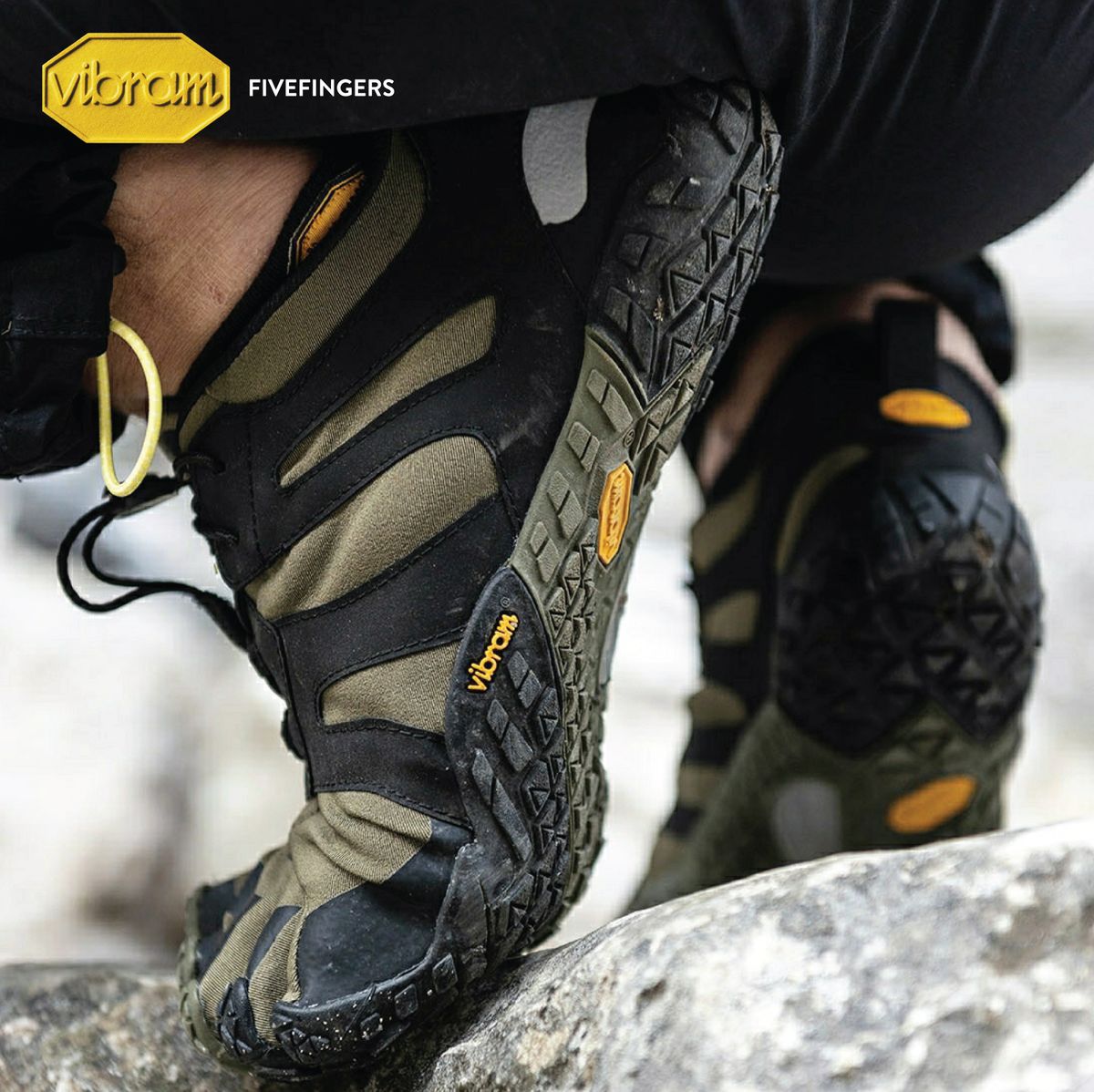 VIBRAM - 男裝五指鞋 V-Trail 2.0 戶外越野跑鞋