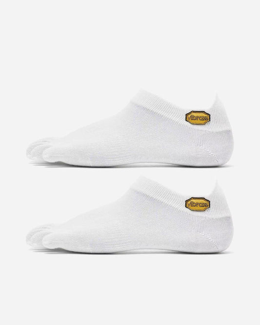 VIBRAM - 2X 短筒五指襪 (白色) 兩對裝